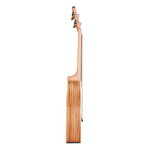 Caramel CC102A Zebra Wood Concert Acoustic Ukulele With Truss Rod