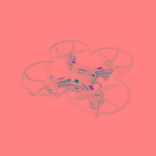 RC Quadcopter, FQ777-124 Pocket Drone 4CH 6Axis Gyro Drone RC Quadcopter with Switchable Controller RTF, White