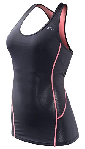 RION Active Women's Racerback Sleeveless Tank Tops with Removable Pads