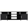 Ameriwood Home Carson TV Stand for TVs up to 70″, Black
