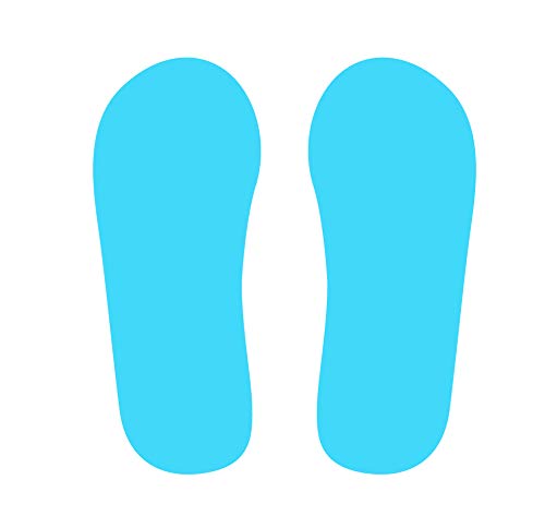 Deluxe 30Pairs(60Feets) Stick on Feet Pads Protectors PRO Sunless Airbrush Spray Tanning Tent Foot Protection (Blue)