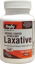 BISACODYL TB 5MG 1000 EC by Watson Rugby Labs