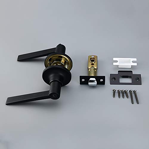 Classic Door Lever, Bath Door Lock, Interior Door Handle (Privacy