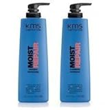 KMS Moist Repair Shampoo & Conditioner (Combo Deal) 25.3 oz each with Pumps
