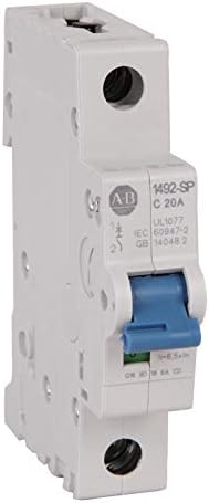 Allen-Bradley 1492-SPM1C010 SER. D, Bulletin 1492-SPM Supplementary Protectors, 1-Pole, Trip Curve C, 1 A, No Neutral