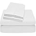 Bare Home Twin Sheet Set - 1800 Ultra-Soft Microfiber Bed Sheets - Double Brushed - Deep Pockets - Easy Fit - Extra Soft - 3 Piece Set - Bedding Sheets & Pillowcases (Twin, White)