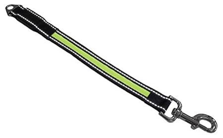 Nobby LED Leinenverlängerung 'FLASH' gelb L: 38 cm; B: 25 mm