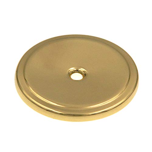 Amerock BP7603 Polished Brass Round Knob Backplate 13/4
