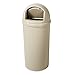 Rubbermaid Commercial Marshal Classic Container, Round, Polyethylene, 15 Gallons, Beige (816088BG)
