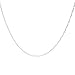 DSS 925 Sterling Silver Necklace for Women, Figaro Chain 1.8mm, Lobster Claw Clasps, Sterling Silver Chain, Italian Jewelry for Women, 16in - 30in