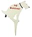 Private Label Private Label Funny No Dumping Cast Iron Yard Stake Dog Sign