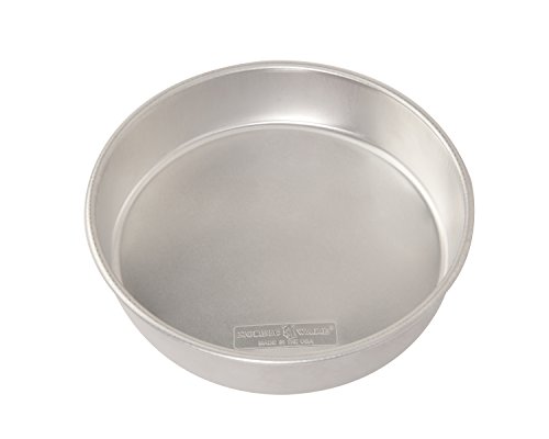 Nordic Ware 45410 Naturals Aluminum Bakeware Layer Cake Pan, Silver