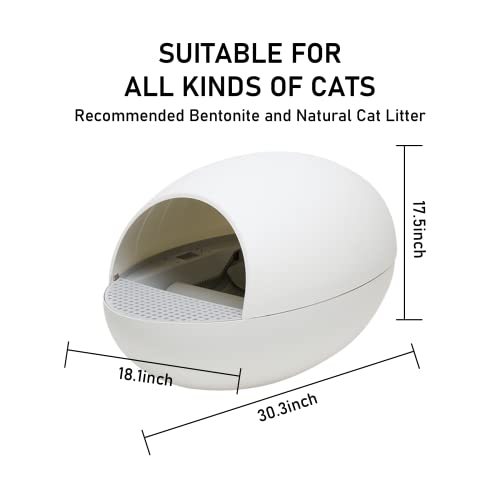 HONEY CARE Automatic SelfCleaning Cat Litter Box, No More Scooping & DustFree Cat Littler Box