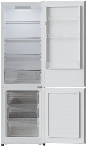 Bolero CoolMarket Combi 262 White E PureFresh Kit Frigorífico Combi de 262 litros. 176 cm de altura, 54 cm de largura, baixo consumo, LED interior, portas reversíveis, controlo eletrónico