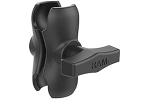 RAM Mounts Double Socket Arm RAM-201U-B Short Arm Compatible with RAM C Size 1.5" Ball Components