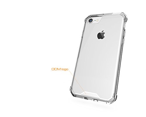 iPhone 7 Case iPhone 8 Case Airbag Anti Fall Sleeve Case Shock Proof for iPhone 7 and iPhone 8 Border Protective Cover, Transparent Shell (White)