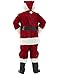Tacuvan Men's Deluxe Santa Suit 10pc. Christmas Ultra Velvet Adult Santa Claus Costume S