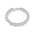 GCIYAEN SeaISee Women Jewelry 925 Sterling Silver Plated String 8MM Beads Beaded Chain Bracelets