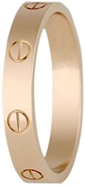 XUELE Love Ring-Rose Gold Lifetime Just Love You 4MM in Width Sizes 11