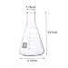 Erlenmeyer Flasks Glass Narrow Mouth Graduation 1000ml