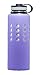 Hydroskins Water Bottle Silicone Sleeve for Hydro Flask, Takeya, ThermoFlask, Fifty/Fifty, Simple Modern,Protection and Grip (Purple, 40 ounces)