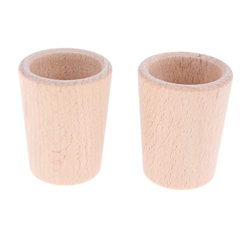 B Blesiya 16-Piece Wooden Tea Set Pretend Play Toy Educational Game for Kids Children - Soild Beech Saucer Cup Salver Teapot Coffee Set