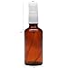 Kaith 2 Oz Glass Spray Bottle with Recipes Guide.Set of 6 Cobalt Amber Fine Mist Atomizer. Empty Containers for Misting Aromatherapy, Essential Oils, Cleaning, Room Sprays. (Amber)
