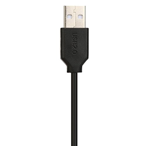 Coohole For PC Computer Laptop !! USB 2.0 High Speed 4 Port Splitter Hub Adapter (Black, A)