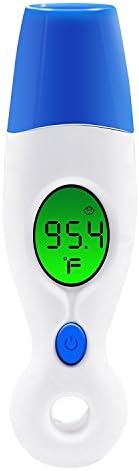 Digital Medical Forehead and Ear Thermometer - Electronic Clinical Instant Read More Accurate Fever Body Temperature, Suitable for Baby Kid Child Adult Old of All Ages R131 FDA CE aprroved (R131)