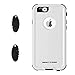 ImpactStrong Compatible with iPhone 6 Waterproof Case [Fingerprint ID Compatible] Slim Full Body Protection Cover - White
