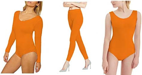 Papaval Girls Children Ballet Dance Gymnastics Shiny Nylon Lycra Leggings Leotard Pack