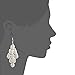 D EXCEED Women's Metal Cutout Diamond Chandelier Tiered Dangle Earrings, 3.15