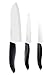 Kyocera Advanced Ceramic Revolution 3-Piece Ceramic Knife Set-( Includes 6-inch Chef's Knife,...