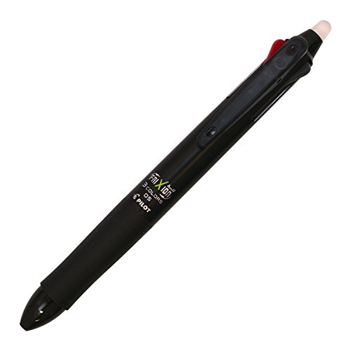 Pilot frixion ball 3, 3 color ballpoint pen, black body…