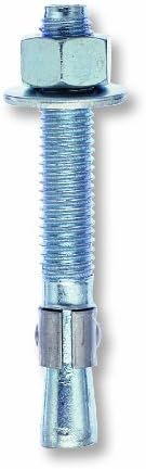 ITW Ramset/Red Head WS-3454 Redhead Wedge Anchor, 3/4 in X 5-1/2 in, 3-1/4 X 6-5/8 in Min Embed, Steel