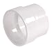 NDS 3P16 4-Inch by 4-Inch PVC Adaptor with Drain Waste Vent to Sewer and Drain Connection, White primary
