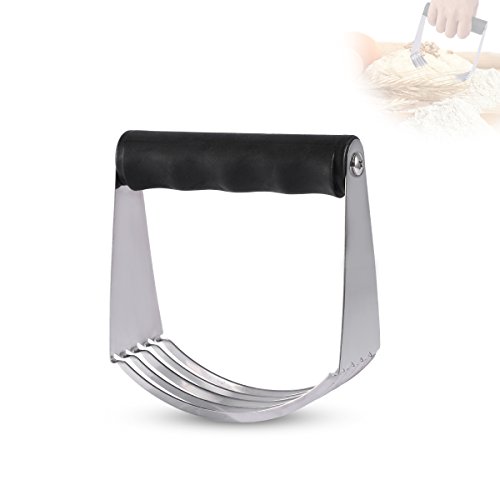Pastry Blender,Stainless Steel Pastry Cutter Dough Blender Top Professional Baking Dough Cutter for Kitchen Butter Flour Cake - Thumbnail 7