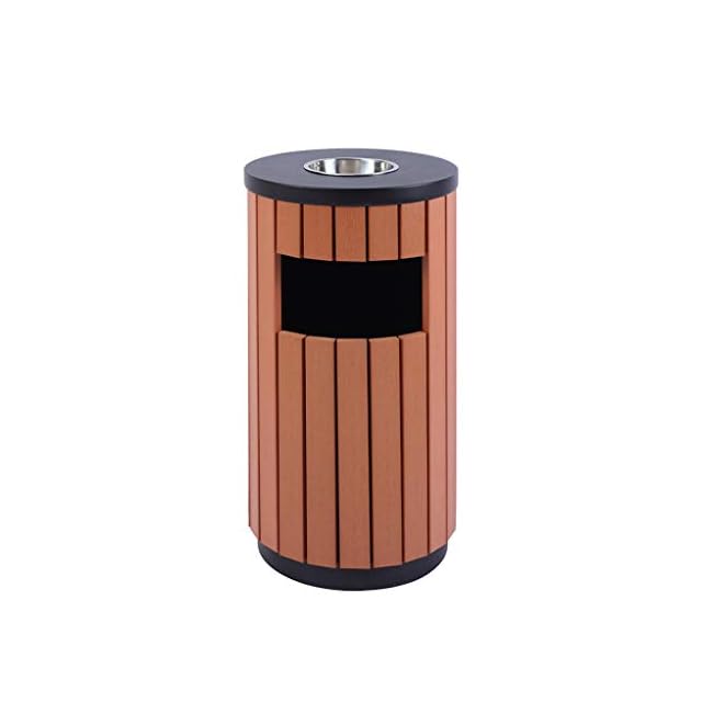 Cubos de Basura para Exterior La basura cubierta exterior papelera de