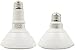 TORCHSTAR E26 to E26 Extender Adapter, E26 to E26 Edison Screw Converter Lamp Bulb Socket Lamp Holder, Fits LED/CFL Light Bulbs, Heat-Resistant, Anti-Burning, No Fire Hazard, Pack of 2
