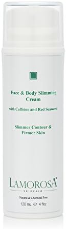 Reduces Cellulite and Double Chin, Natural Face & Body Slimming Cream 4 oz