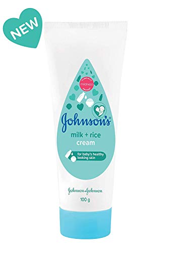 Johnson's Baby Milk + Rice Cream - 100g - Combination of natural milk extracts & Vitamin E