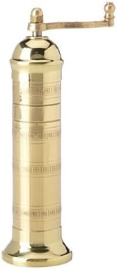 Pepper Mill Imports Atlas Salt Mill, Brass, 9 by Pepper Mill Imports