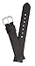 JP Leatherworks Mens Genuine Italian Leather Watchband Black 18mm Watch Band