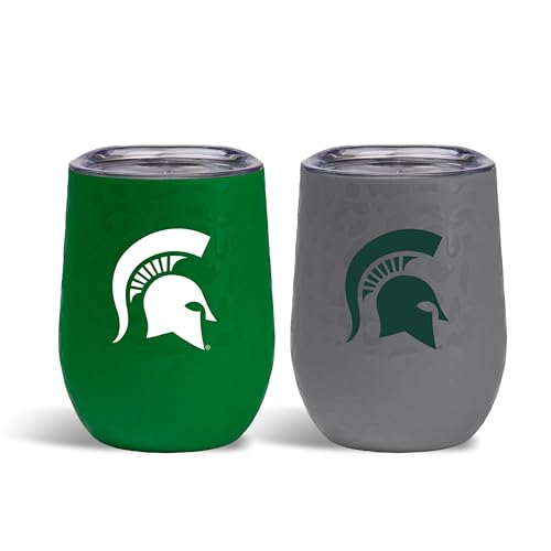 The Memory Company | Licensed NCAA 2-Pack Home/Away Leopard SS Stemless Wine Tu…