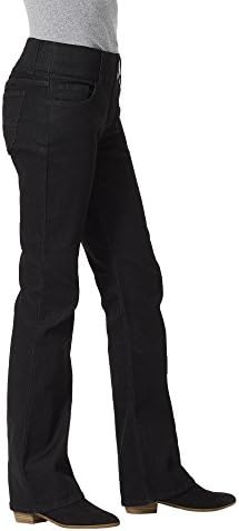 riders by lee indigo women's pull on waist smoother bootcut