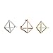 Helen de Lete Simple Geometric Triangle Sterling Silver Stud Earrings for Women