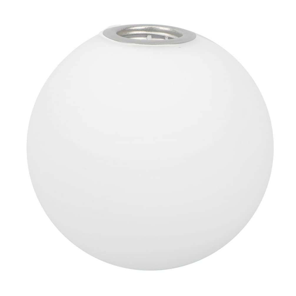 Lurrose Glass Globe Lamp Shade G9 White Lampshade Replacement 15cm Glass Globe Shade for Living Room, Bathroom Ceiling Light Table Lamp