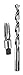 Century Drill & Tool 93202, 1/4-18 NPT/7/16 Combo