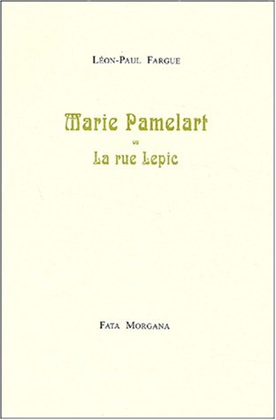 Marie Pamelart ou La rue Lepic