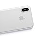 totallee iPhone X Case, Thinnest Cover Premium Fit Ultra Thin Light Slim Minimal Anti-Scratch Protective - for Apple iPhone X (2017) (Frosted White)